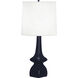 Jasmine 31 inch 150.00 watt Midnight Blue Table Lamp Portable Light