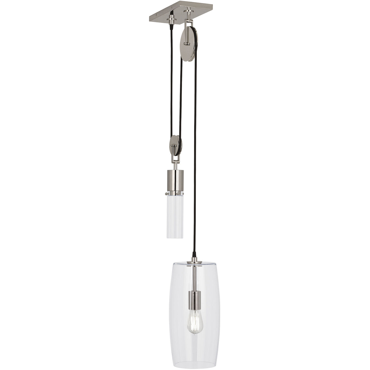 Gravity 1 Light 7.19 inch Polished Nickel Pendant Ceiling Light