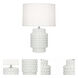 Small Dolly 21.38 inch 150 watt Lily Accent Lamp Portable Light in Fondine