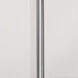 Sloan 19.25 inch 100 watt Lead Crystal with Aged Brass Table Lamp Portable Light in Black With Matte Gold