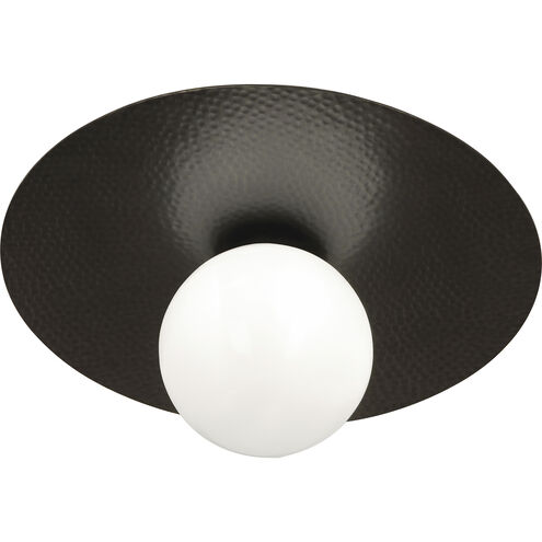Dal LED 13 inch Deep Patina Bronze Flushmount Ceiling Light