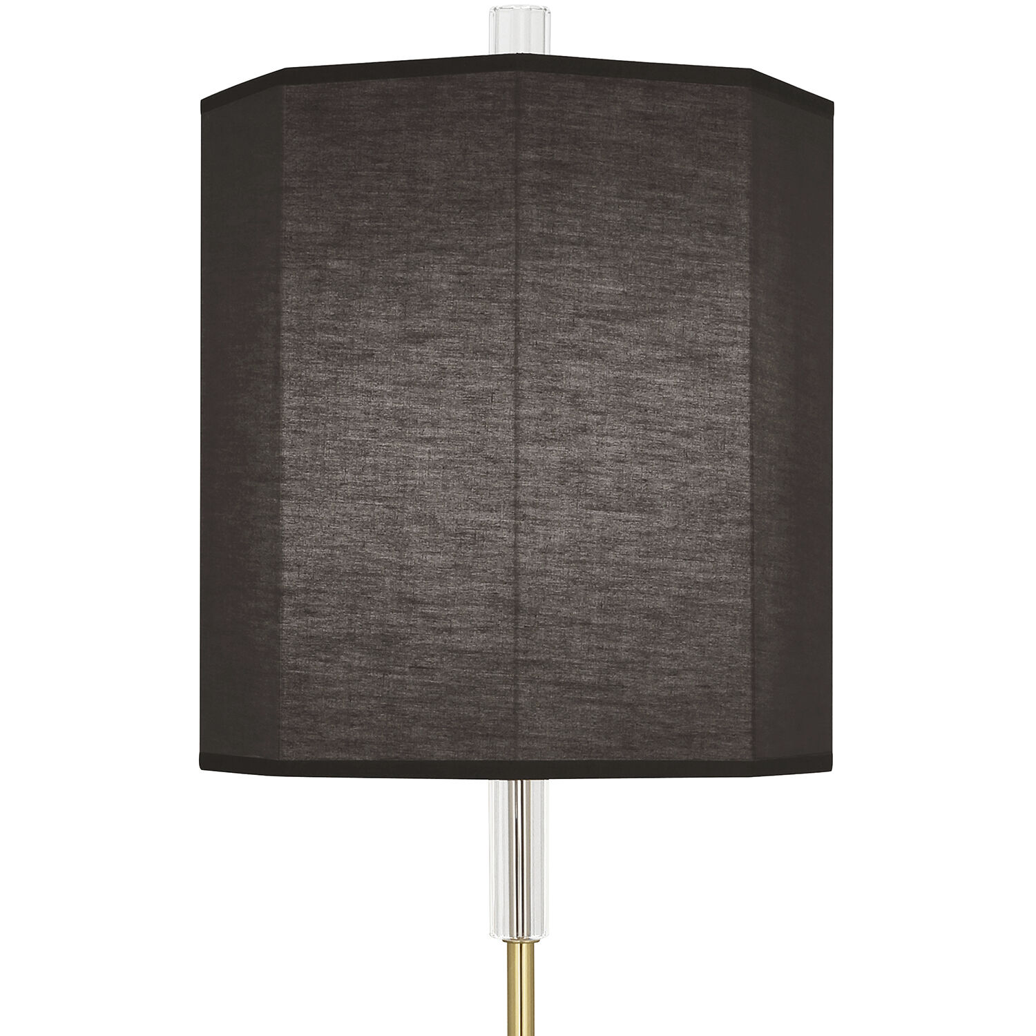 Kate 32.5 inch 150 watt Modern Brass Table Lamp Portable Light in Raven Black