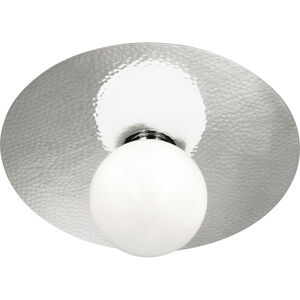 Dal LED 13 inch Polished Nickel Flushmount Ceiling Light