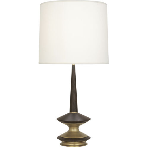 Fletcher 35 inch 150 watt Dark Walnut with Warm Brass Table Lamp Portable Light