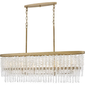 Rubina 6 Light 48 inch Burnished Gold Chandelier Ceiling Light