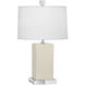 Small Harvey 19.13 inch 60 watt Bone Accent Lamp Portable Light