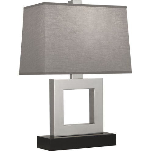 Doughnut 20.75 inch 150.00 watt Antique Silver Table Lamp Portable Light in Smoke Gray