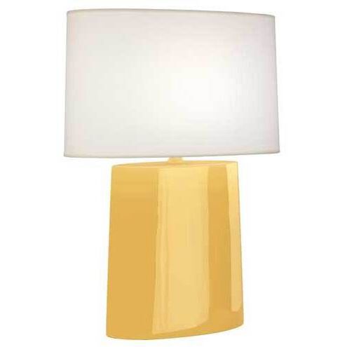 Victor 26.25 inch 100.00 watt Sunset Yellow Table Lamp Portable Light