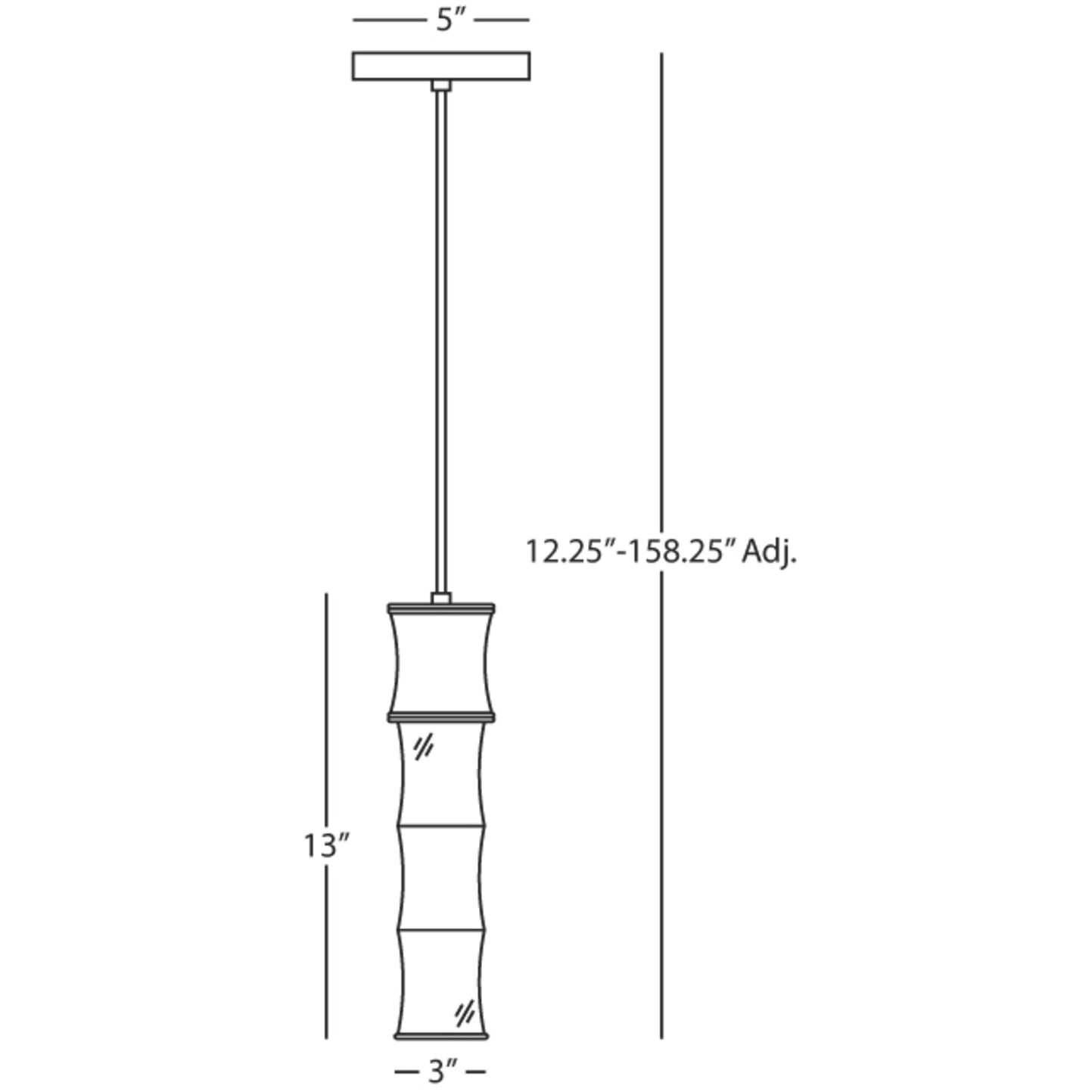 Kane 1 Light 5 inch Celadon with Polished Nickel Pendant Ceiling Light