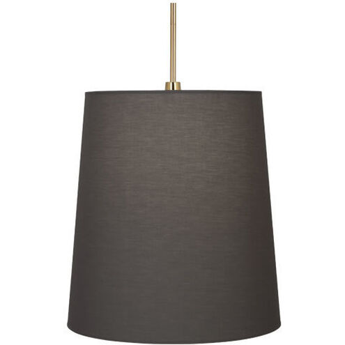 Rico Espinet Buster 1 Light 15 inch Polished Brass Pendant Ceiling Light in Smoke Gray