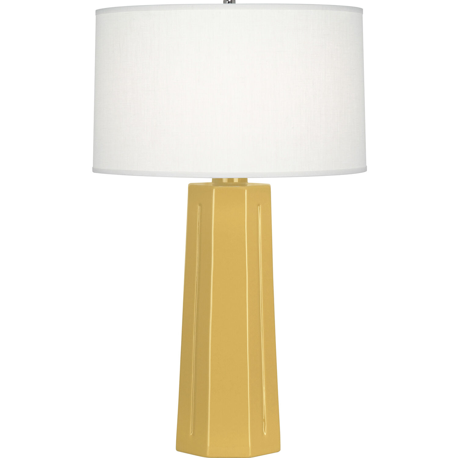 Mason 25.88 inch 150 watt Sunset Yellow Table Lamp Portable Light