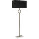 Oculus 62.13 inch 150.00 watt Antique Silver Floor Lamp Portable Light in Black With White