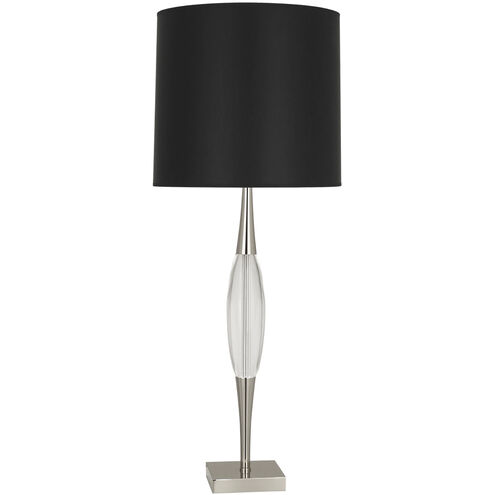 Juno 36.5 inch 150.00 watt Polished Nickel Table Lamp Portable Light in Black With Matte Silver