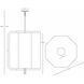 Kate 6 Light 23.75 inch Polished Nickel Pendant Ceiling Light in Raven Black