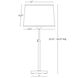 Koleman 25.25 inch 100.00 watt Deep Patina Bronze Table Lamp Portable Light