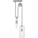 Gravity 1 Light 7.19 inch Polished Nickel Pendant Ceiling Light