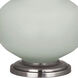 Small Triple Gourd 24.38 inch 150 watt Matte Celadon Accent Lamp Portable Light in Antique Silver