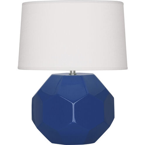Franklin 23.5 inch 150.00 watt Cobalt Glaze Table Lamp Portable Light