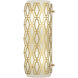 Marcel Wall Sconce Wall Light in Modern Brass, Frosted Cased White Glass, Geometric Framing