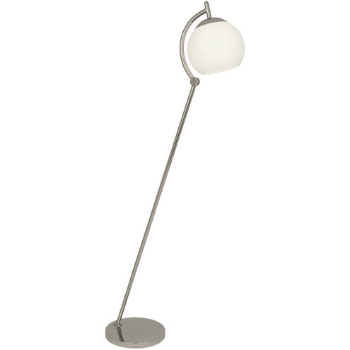 Nova 53 inch 100.00 watt Polished Nickel Floor Lamp Portable Light