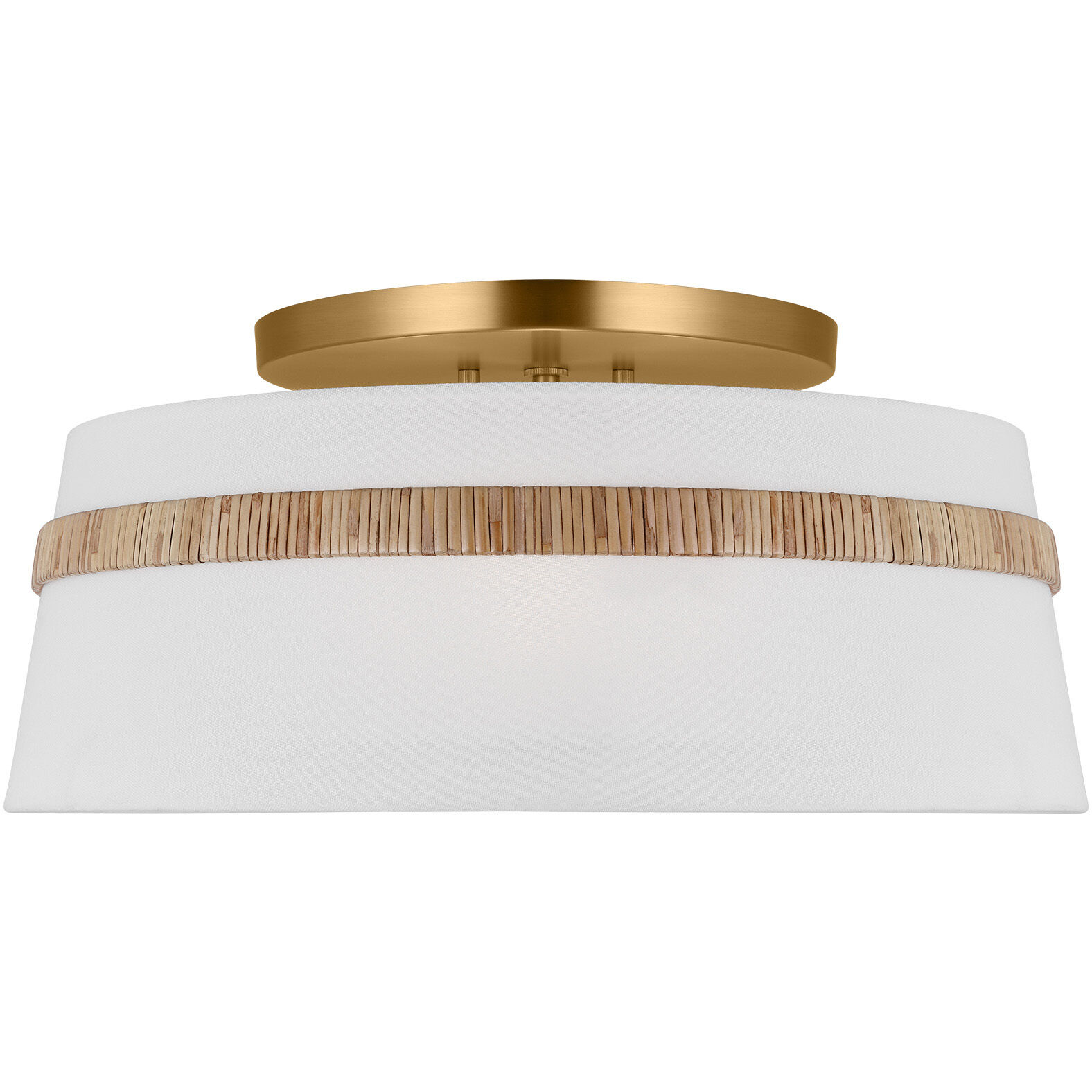 AH by Alexa Hampton Cordtlandt 3 Light 19.00 inch Semi-Flush Mount