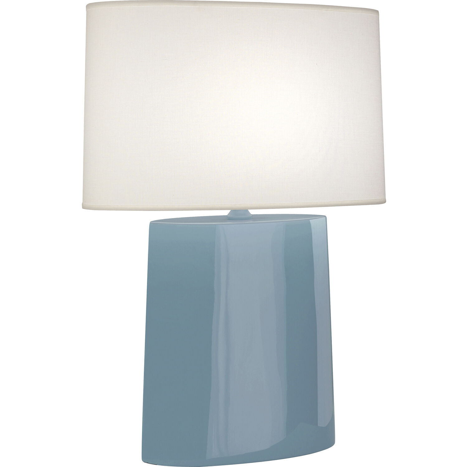 Victor 26.25 inch 100 watt Steel Blue Table Lamp Portable Light