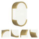Bryce 2 Light 6.75 inch Antique Brass Wall Sconce Wall Light