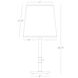 Rico Espinet Buster Chica 28.75 inch 150.00 watt Aged Brass Accent Lamp Portable Light in Fondine