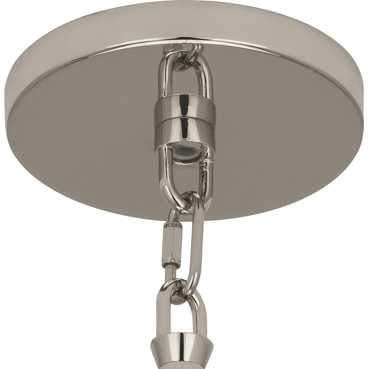 Decker 3 Light 30 inch Polished Nickel Pendant Ceiling Light in Smoke Gray