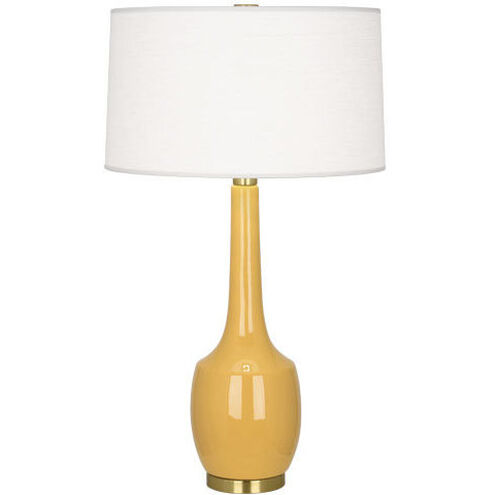 Delilah 34.31 inch 150.00 watt Sunset Yellow Table Lamp Portable Light
