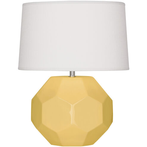 Franklin 23.5 inch 150.00 watt Sunset Yellow Table Lamp Portable Light
