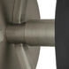 Mavisten Edition Copernica LED 8.5 inch Pewter Wallchiere Wall Light in Polished Nickel, Piano Black