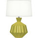 Orion 17.63 inch 60.00 watt Citron Accent Lamp Portable Light, Polished Nickel Accents