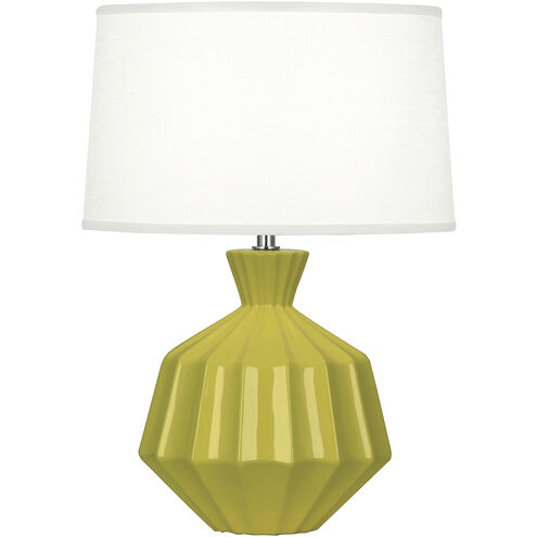 Orion 17.63 inch 60.00 watt Citron Accent Lamp Portable Light, Polished Nickel Accents