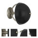 Mavisten Edition Copernica LED 8.5 inch Pewter Wallchiere Wall Light in Polished Nickel, Piano Black