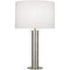 Michael Berman Brut 28.75 inch 150.00 watt Polished Nickel Table Lamp Portable Light