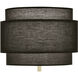 Decker 28.75 inch 150.00 watt Modern Brass Table Lamp Portable Light in Raven Black