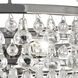 Bling 6 Light 33.63 inch Polished Nickel Chandelier Ceiling Light