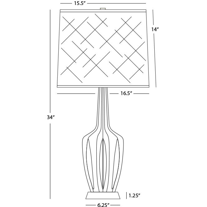 Emma 34.25 inch 150.00 watt Egg Blue Glazed Ceramic with Polished Nickel Accents And A Lucite Base Table Lamp Portable Light in Polished Nickel and Lucite