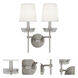 Cristallo LED 14.75 inch Polished Nickel with Lucite Wallchiere Wall Light