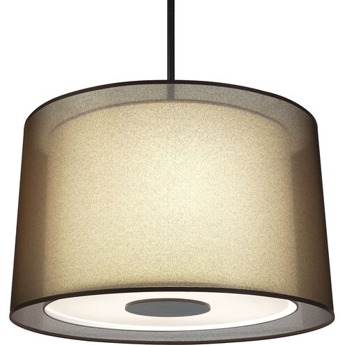 Saturnia 3 Light 15 inch Deep Patina Bronze Pendant Ceiling Light
