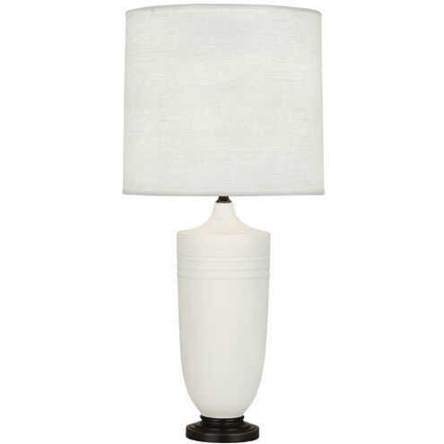 Michael Berman Hadrian 28.75 inch 150.00 watt Matte Lily Table Lamp Portable Light in Deep Patina Bronze