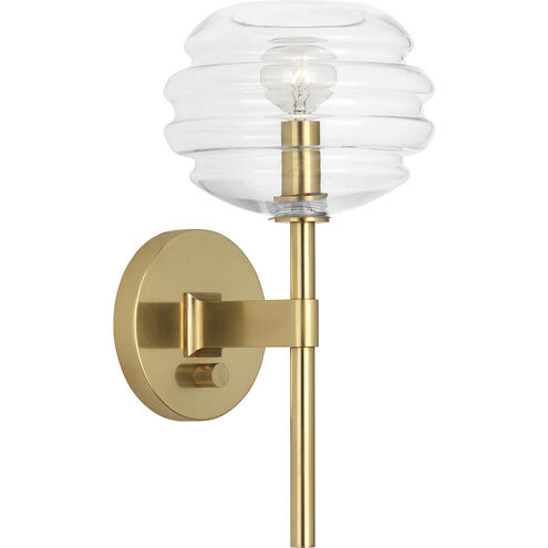 Horizon 1 Light 6.75 inch Clear Glass Wall Sconce Wall Light