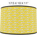 Abbey Rose Yellow 18 inch Shade
