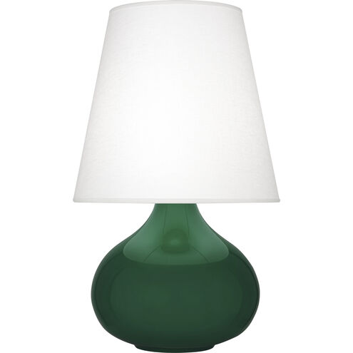 June 23.5 inch 150.00 watt Jungle Glaze Accent Lamp Portable Light in Oyster Linen