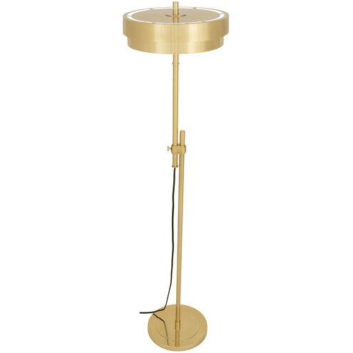 Elliott 43.75 inch 5.00 watt Modern Brass Floor Lamp Portable Light