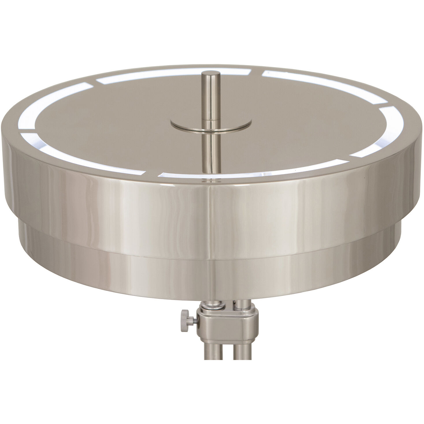 Elliott 43.75 inch 5 watt Polished Nickel Floor Lamp Portable Light