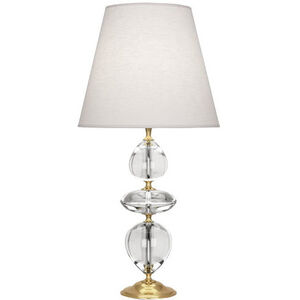 Williamsburg Orlando 31 inch 150.00 watt Clear Crystal / Modern Brass Table Lamp Portable Light