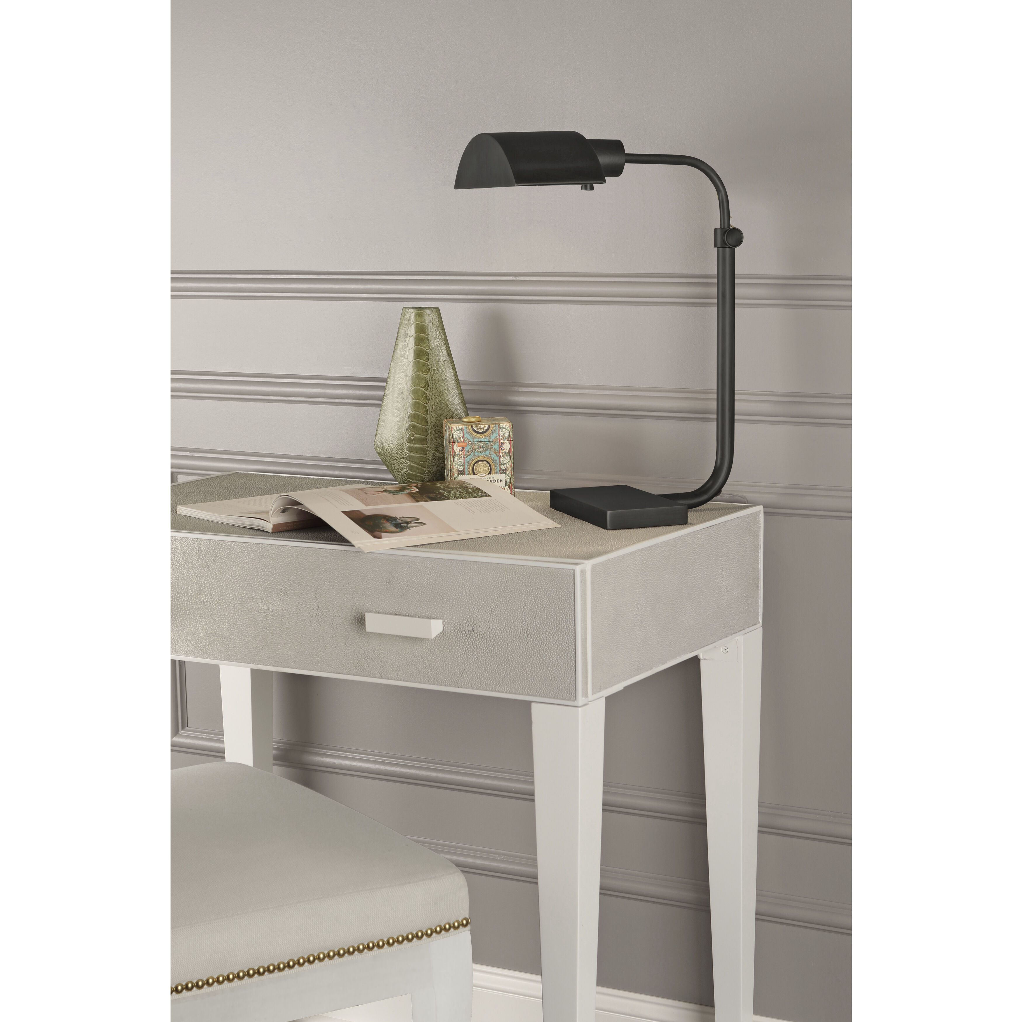 Koleman 16.25 inch 60.00 watt Deep Patina Bronze Table Lamp Portable Light