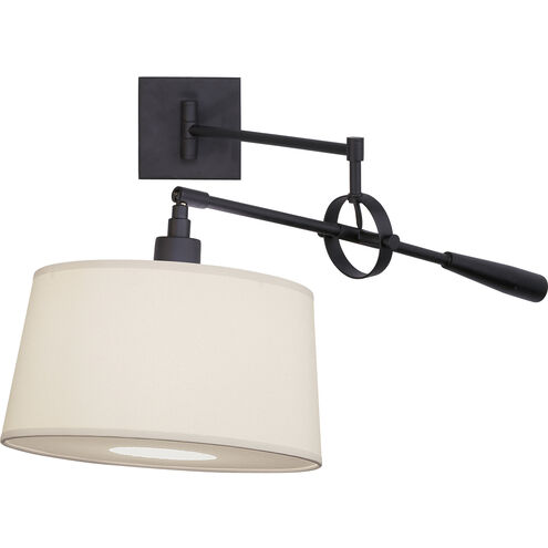 Real Simple 31.25 inch 60.00 watt Matte Black Powder Coat Wall Swinger Wall Light